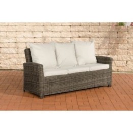 Sofa 3er Fisolo Cremeweiss 5mm