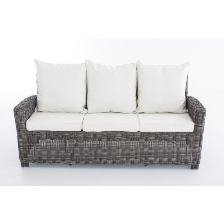 Sofa 3er Fisolo Cremeweiss 5mm