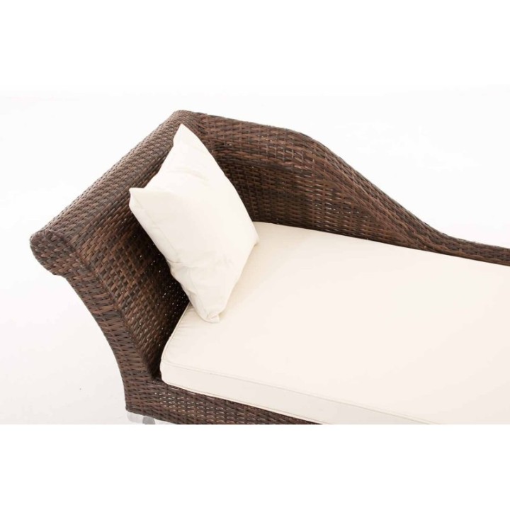 Chaiselongue Savannah cremeweiß