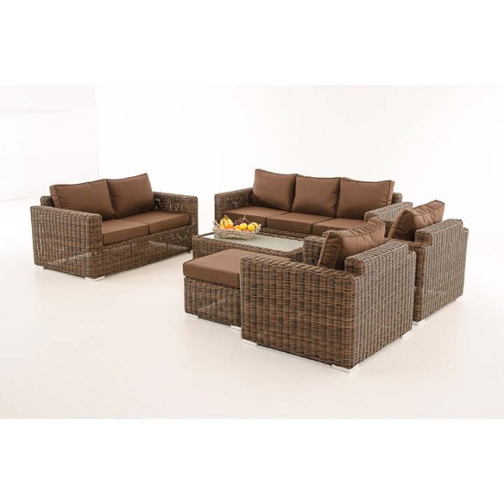Gartengarnitur Madeira XL Terrabraun
