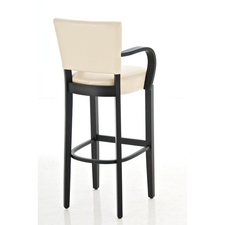 Barhocker Lionel mit Armlehne schwarz