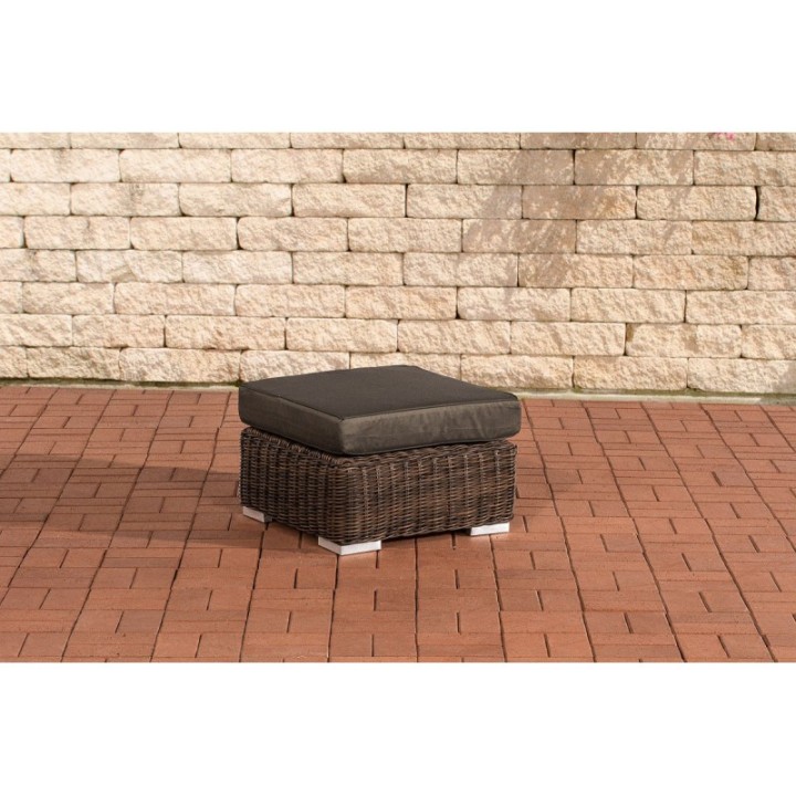 Fußhocker Ariano 56x56cm Anthrazit