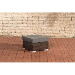 Fußhocker Ariano 56x56cm Eisengrau
