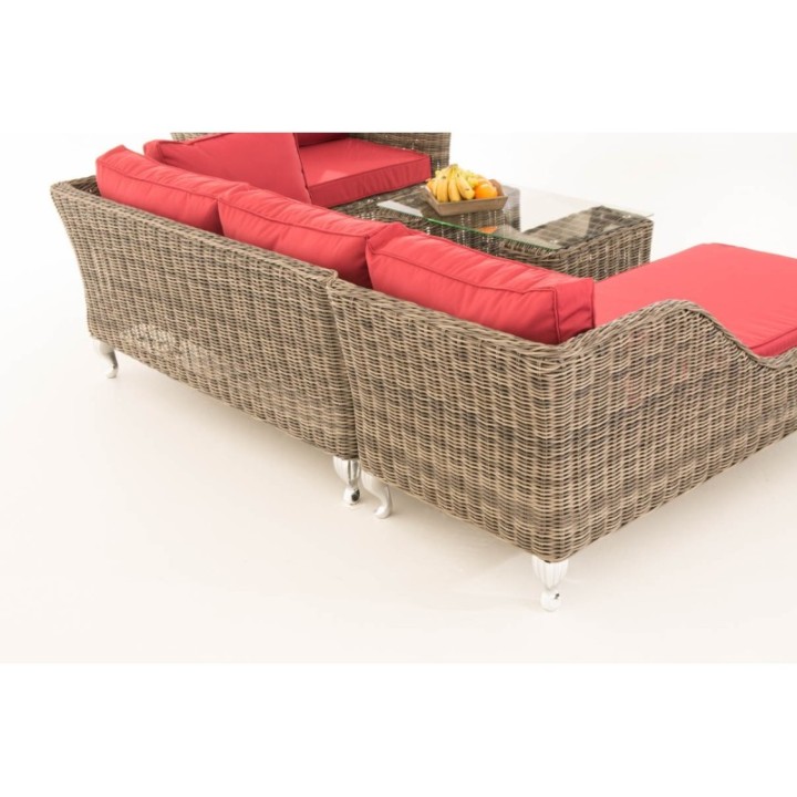 Gartengarnitur Moss Rubinrot