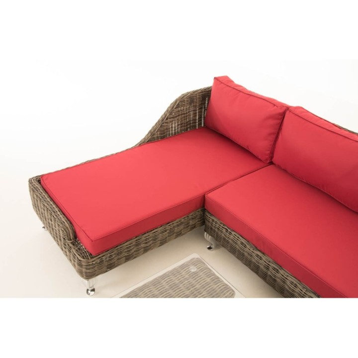 Gartengarnitur Moss Rubinrot