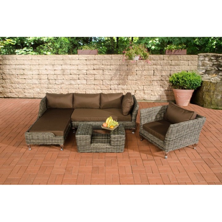 Gartengarnitur Moss Terrabraun