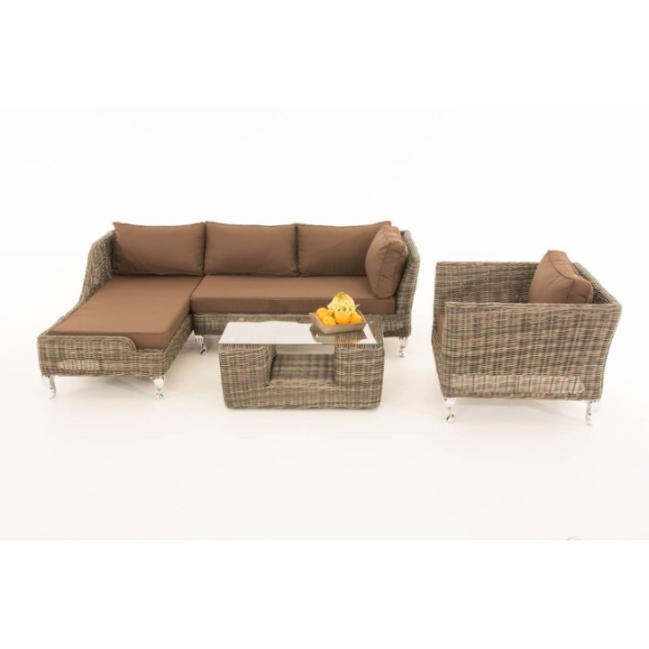 Gartengarnitur Moss Terrabraun