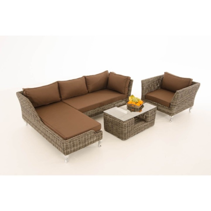 Gartengarnitur Moss Terrabraun