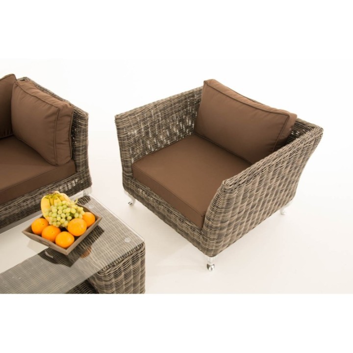 Gartengarnitur Moss Terrabraun