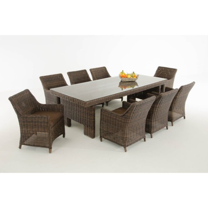 Sandnes XL Sitzgruppe Terrabraun 5mm