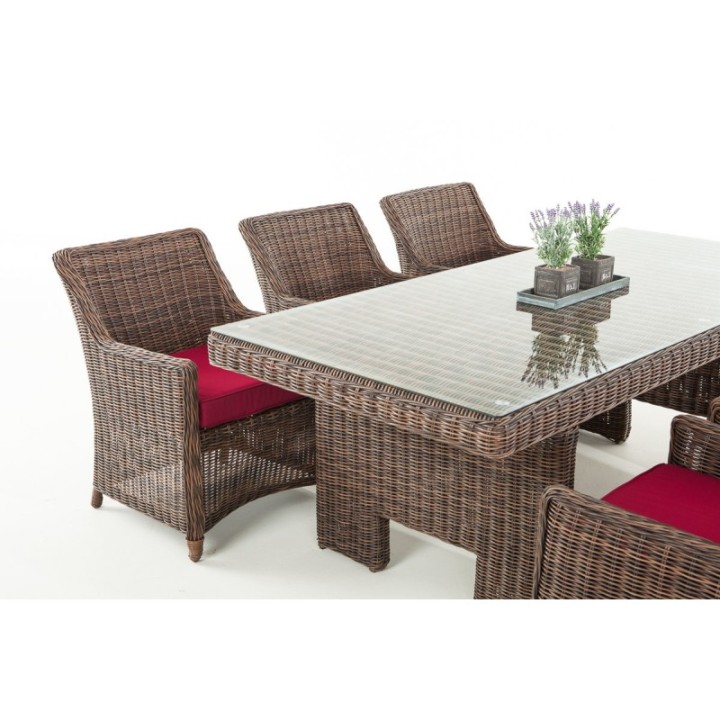 Sandnes Sitzgruppe Rubinrot 5mm