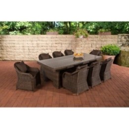 Sitzgruppe Candela XL Terrabraun