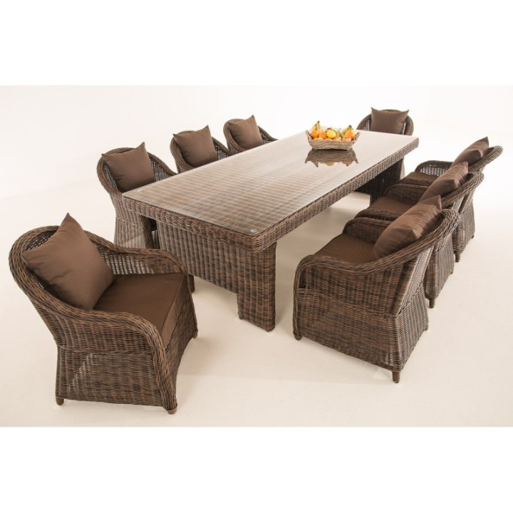Sitzgruppe Candela XL Terrabraun