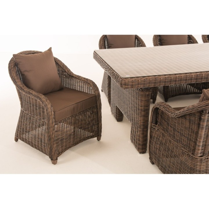 Sitzgruppe Candela XL Terrabraun