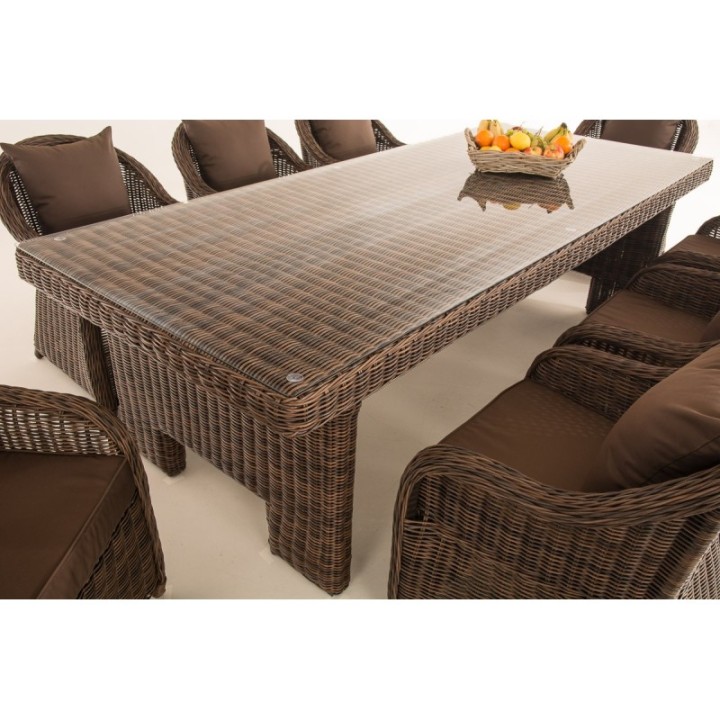 Sitzgruppe Candela XL Terrabraun