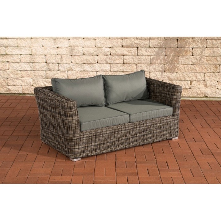 2er Sofa Mandal Eisengrau
