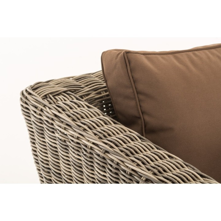 2er Sofa Mandal Terrabraun