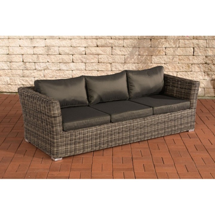 3er Sofa Mandal Anthrazit