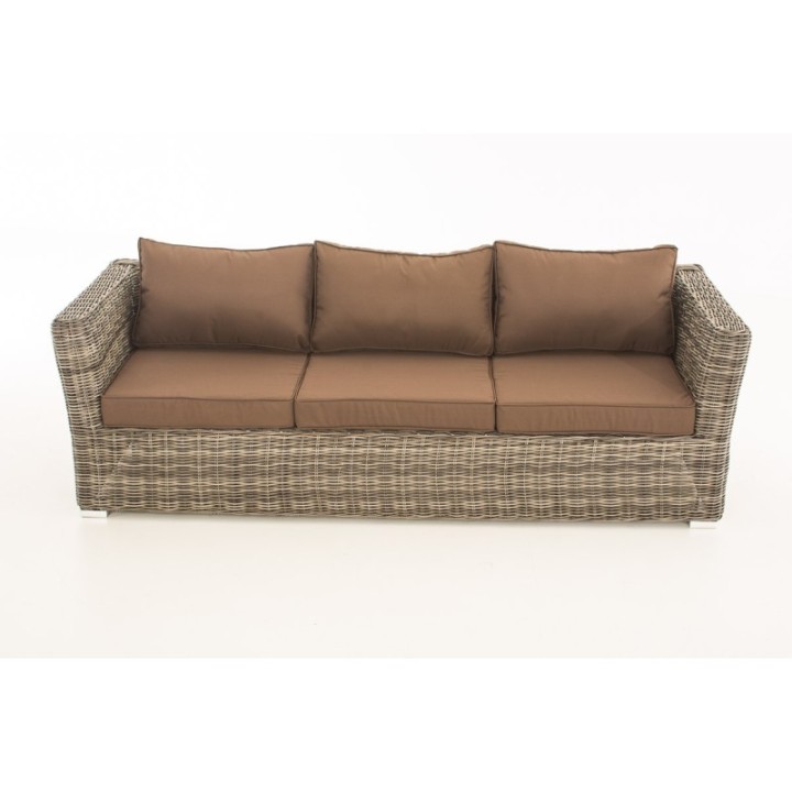 3er Sofa Mandal Terrabraun