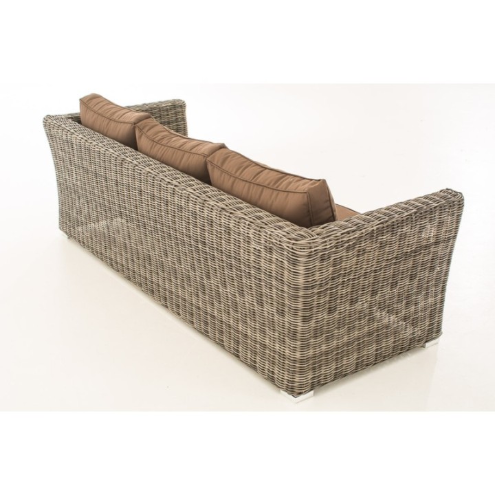 3er Sofa Mandal Terrabraun