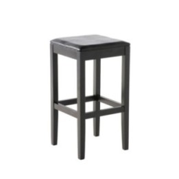 Barhocker Rocket Kunstleder Schwarz