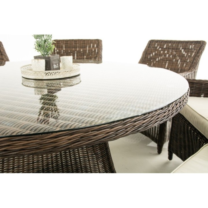 Sitzgruppe Ginosa XL Cremeweiss