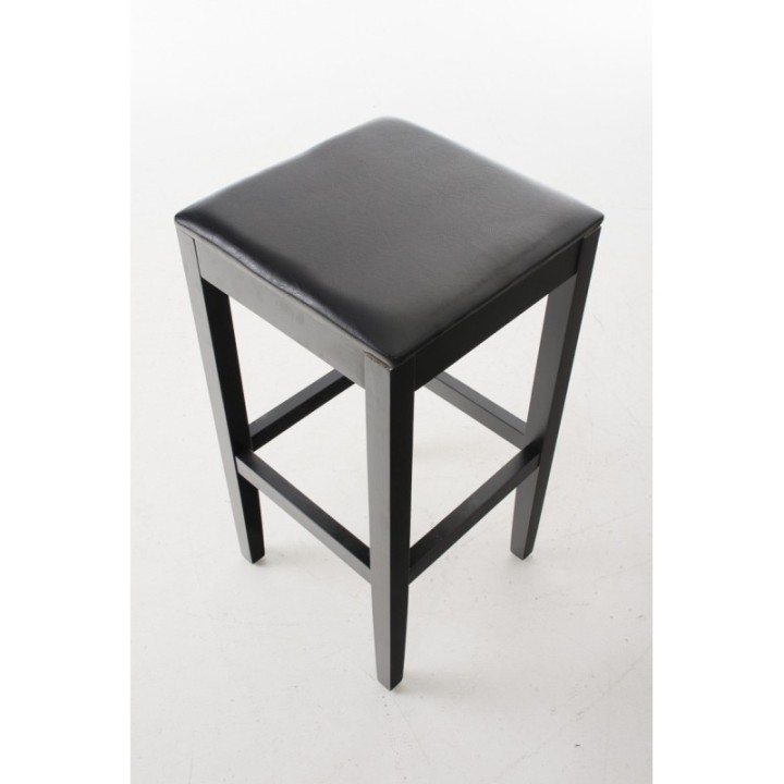 Barhocker Rocket Kunstleder Schwarz