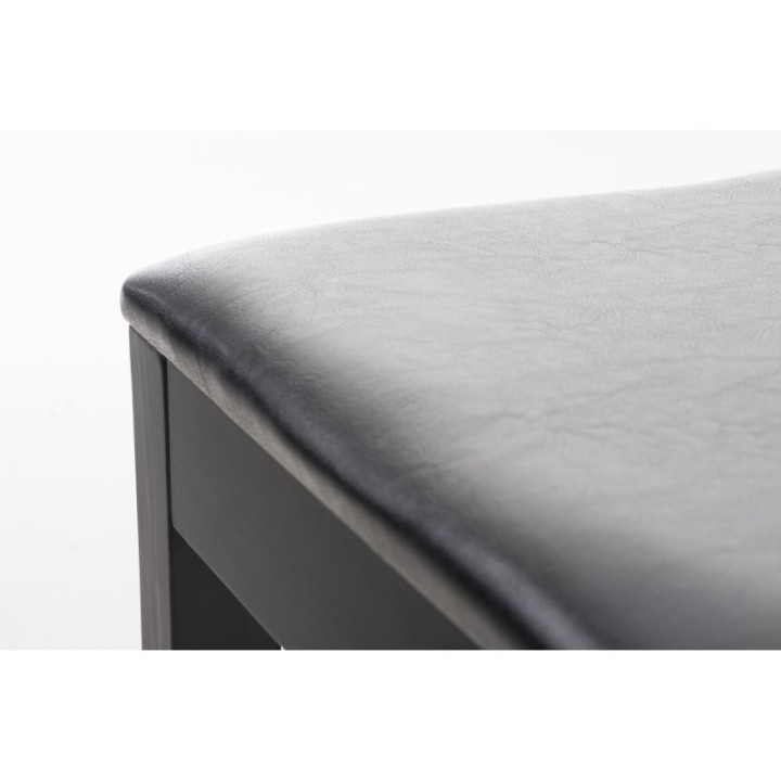 Barhocker Rocket Kunstleder Schwarz