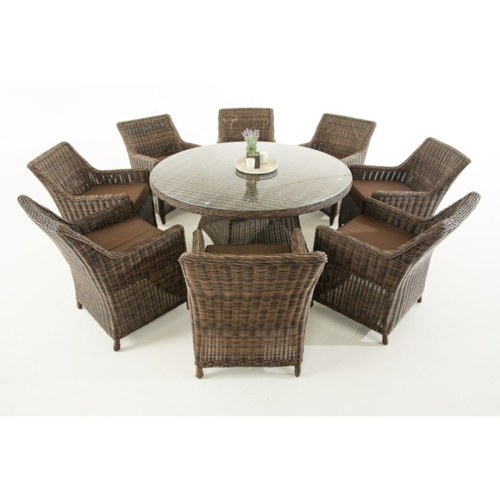 Sitzgruppe Ginosa XL Terrabraun