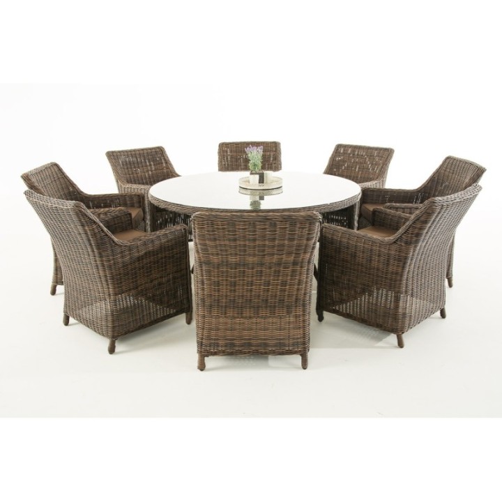 Sitzgruppe Ginosa XL Terrabraun