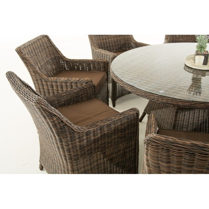 Sitzgruppe Ginosa XL Terrabraun