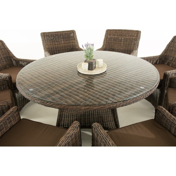 Sitzgruppe Ginosa XL Terrabraun