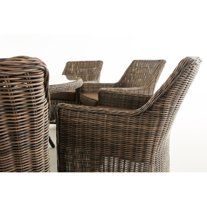 Sitzgruppe Ginosa XL Terrabraun