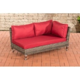 Ecksofa Moss Rubinrot