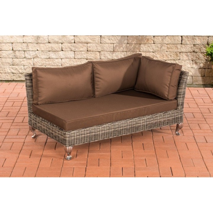 Ecksofa Moss Terrabraun