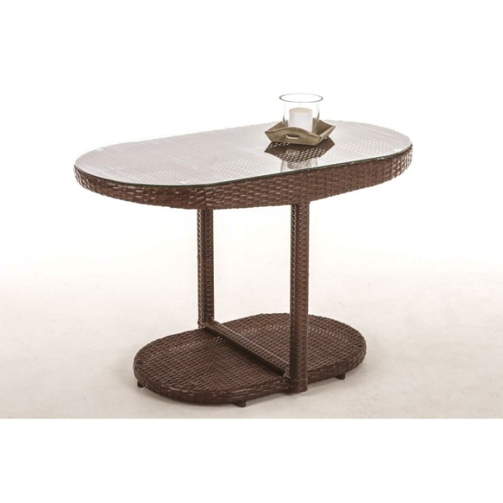 Sitzgruppe Bayamo Flachrattan Cremeweiß