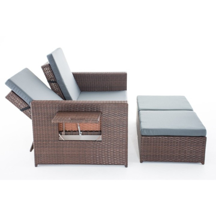 Sofa Ancona Eisengrau