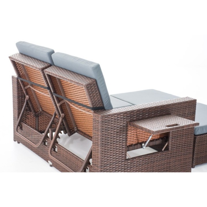 Sofa Ancona Eisengrau