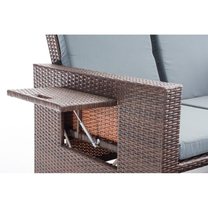 Sofa Ancona Eisengrau