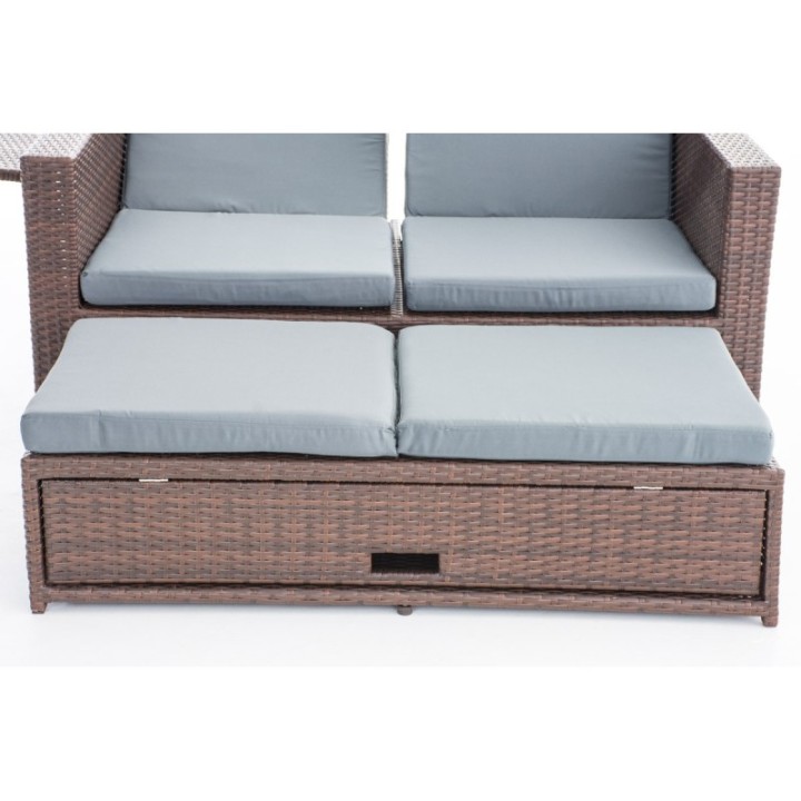 Sofa Ancona Eisengrau