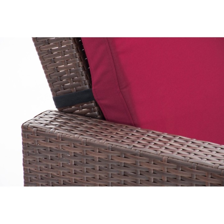 Sofa Ancona Rubinrot