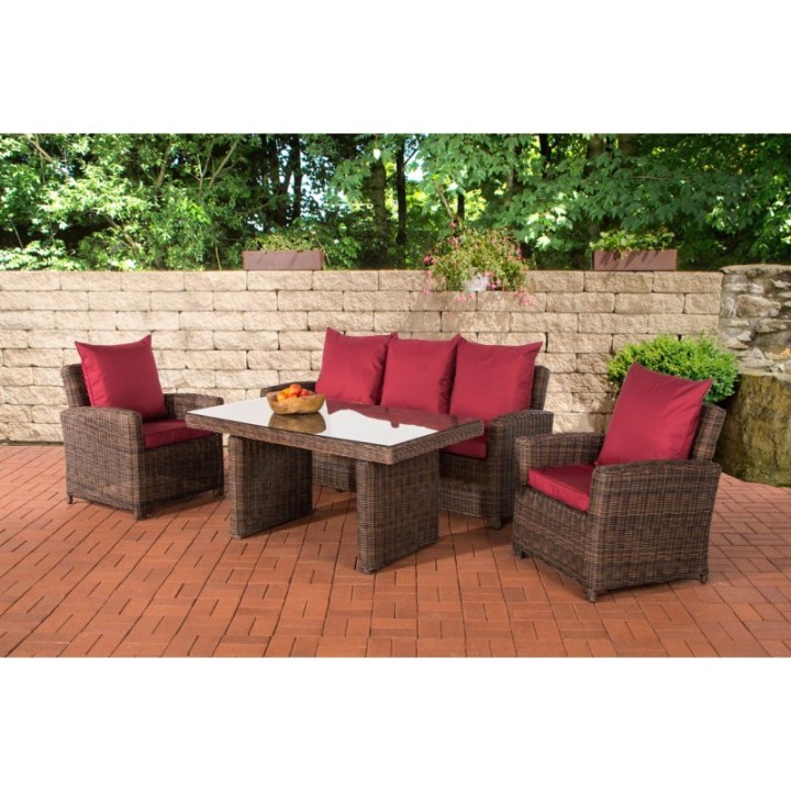 Gartengarnitur Fisolo Rubinrot 5mm