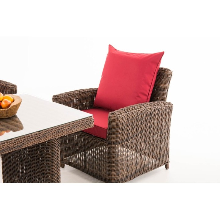 Gartengarnitur Fisolo Rubinrot 5mm