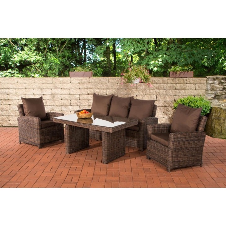 Gartengarnitur Fisolo Terrabraun 5mm