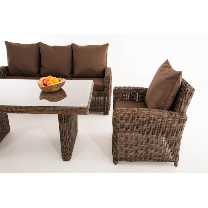 Gartengarnitur Fisolo Terrabraun 5mm