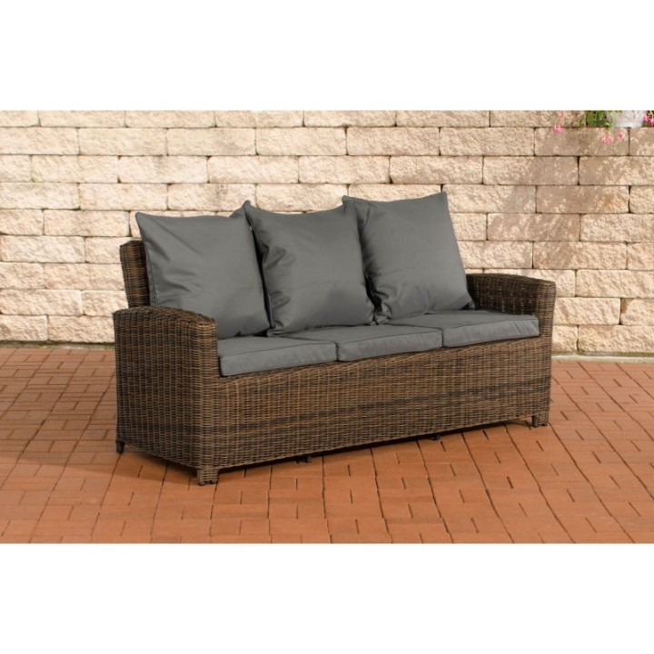 Sofa 3er Fisolo Eisengrau 5mm