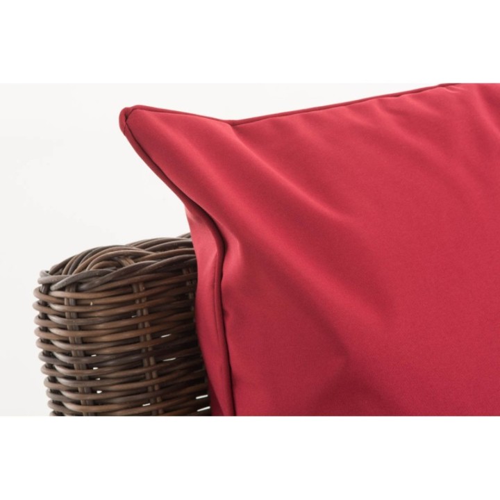 Sofa 3er Fisolo Rubinrot 5mm