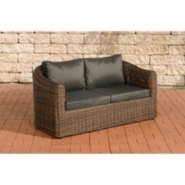 2er-Sofa Bergen Anthrazit