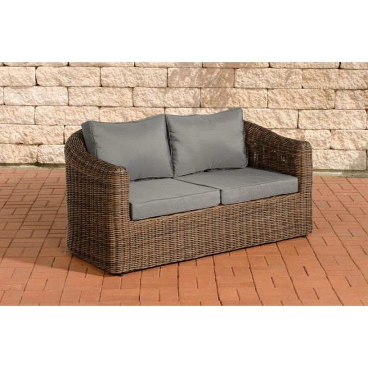 2er-Sofa Bergen Eisengrau 5mm