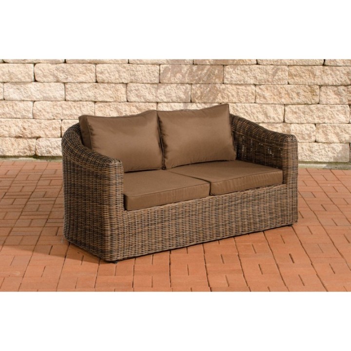 2er-Sofa Bergen Terrabraun 5mm